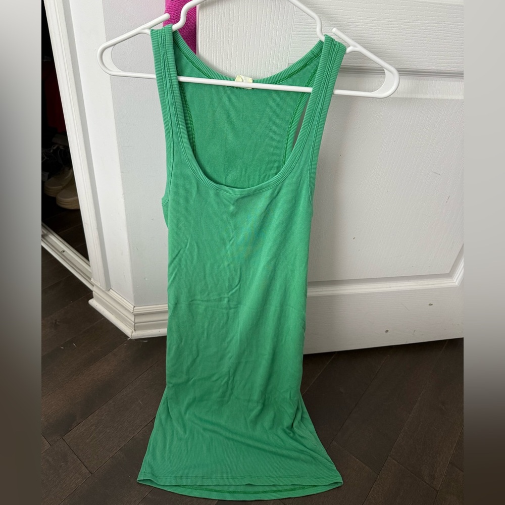 Aritzia Green Mini Dress